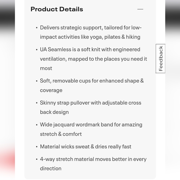 Under Armour Sport Bra - Picture 5 of 8